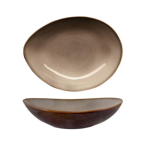 948328 Luzerne Rustic Sama Dinnerware Collection Rustic Sama Oval Share Bowl 280x215x71mm/1280ml