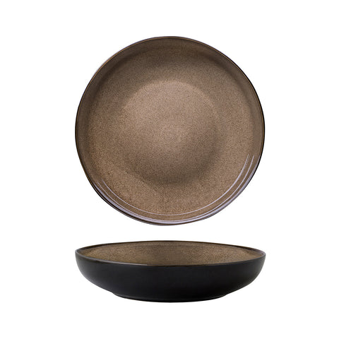 948553 Luzerne Rustic Chestnut Dinnerware Collection Rustic Chestnut Round Share Bowl 260x57mm/1870ml