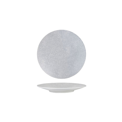 94906-GW Luzerne Zen Grey Web Dinnerware Collection Zen Grey Web Round Coupe Plate 155mm