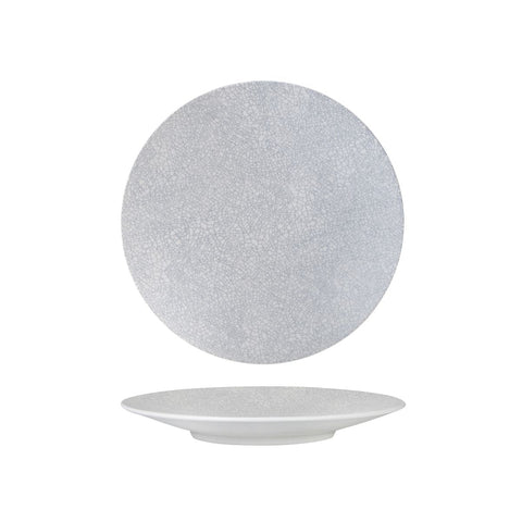 94909-GW Luzerne Zen Grey Web Dinnerware Collection Zen Grey Web Round Coupe Plate 235mm