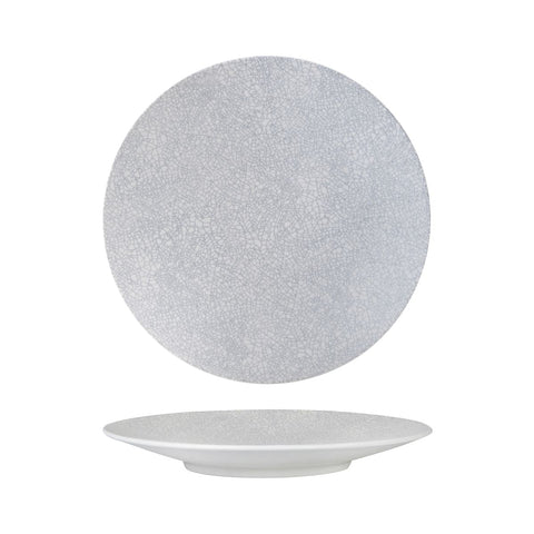 94911-GW Luzerne Zen Grey Web Dinnerware Collection Zen Grey Web Round Coupe Plate 275mm