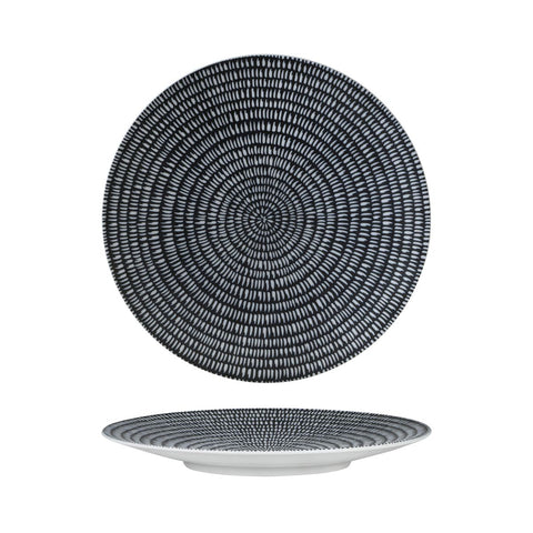 94911-S Luzerne Zen Storm Dinnerware Collection Zen Storm Round Coupe Plate 275mm