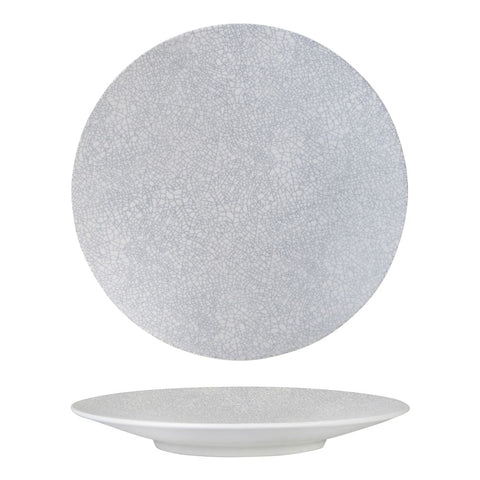 94912-GW Luzerne Zen Grey Web Dinnerware Collection Zen Grey Web Round Coupe Plate 310mm