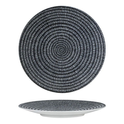 94912-S Luzerne Zen Storm Dinnerware Collection Zen Storm Round Coupe Plate 310mm