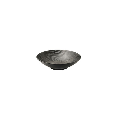 94925-BK Luzerne Zen Black Swirl Dinnerware Collection Zen Black Swirl Round Bowl 145x41mm/270ml