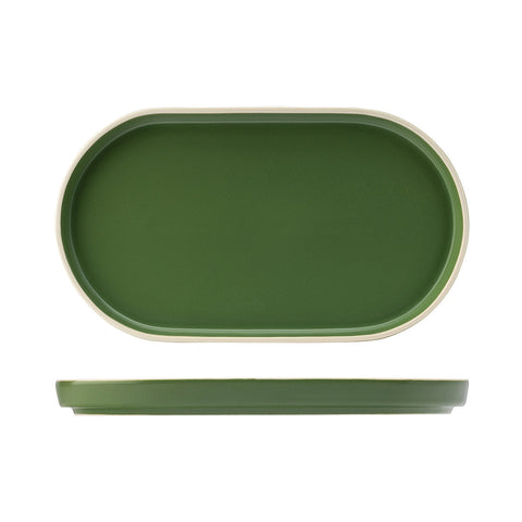 954131 Utopia Forma Forest Dinnerware Collection Oval Platter 310x175x27mm