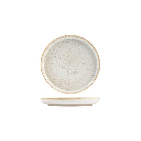 959971 Eclipse Duo Limestone Round Plate 175mm