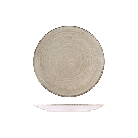 98810623 Trenton ID Fine Mocha Dinnerware Collection Mocha Round Coupe Plate 230mm