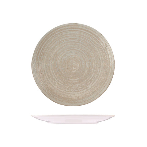98810627 Trenton ID Fine Mocha Dinnerware Collection Mocha Round Coupe Plate 270mm