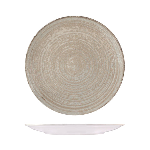 98810630 Trenton ID Fine Mocha Dinnerware Collection Mocha Round Coupe Plate 300mm