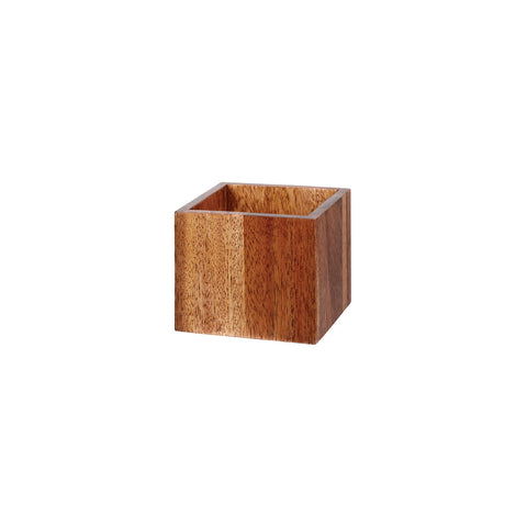 9909512 Buffet Risers Churchill Cube Buffet Riser Acacia Wood 120x120x100mm
