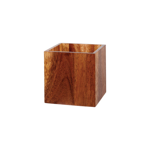 9909515 Buffet Risers Churchill Cube Buffet Riser Acacia Wood 150x150x150mm