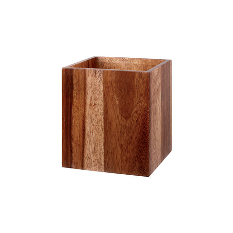 9909518 Buffet Risers Churchill Cube Buffet Riser Acacia Wood 180x180x200mm