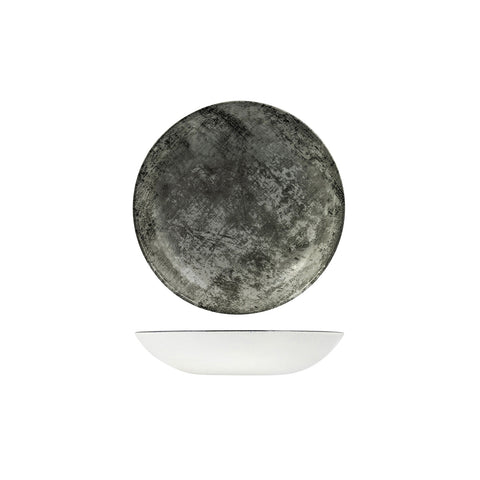 991218-UG Dudson Urban Steel Grey Dinnerware Collection Urban Steel Grey Round Coupe Bowl 182mm/426ml