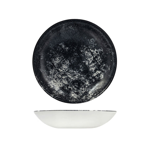 991225-UB Dudson Urban Lamp Black Dinnerware Collection Urban Lamp Black Round Coupe Bowl 248mm/1136ml