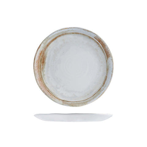 991309-S Dudson Finca Sandstone Dinnerware Collection Finca Sandstone Organic Coupe Plate 230mm
