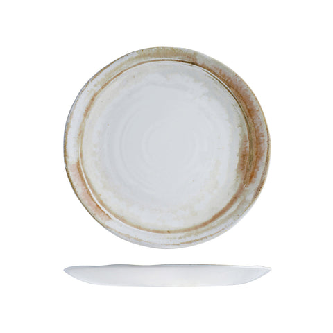 991310-S Dudson Finca Sandstone Dinnerware Collection Finca Sandstone Organic Coupe Plate 280mm