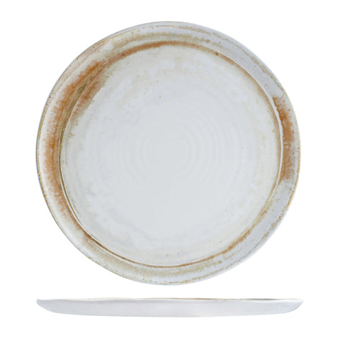991312-S Dudson Finca Sandstone Dinnerware Collection Finca Sandstone Organic Flat Plate 318mm