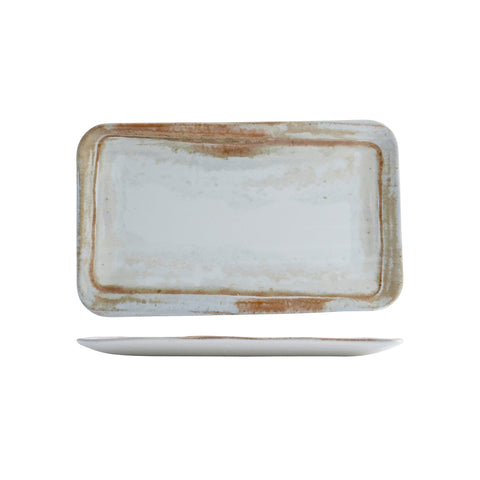 991380-S Dudson Finca Sandstone Dinnerware Collection Finca Sandstone Rectangular Coupe Plate 270x160mm