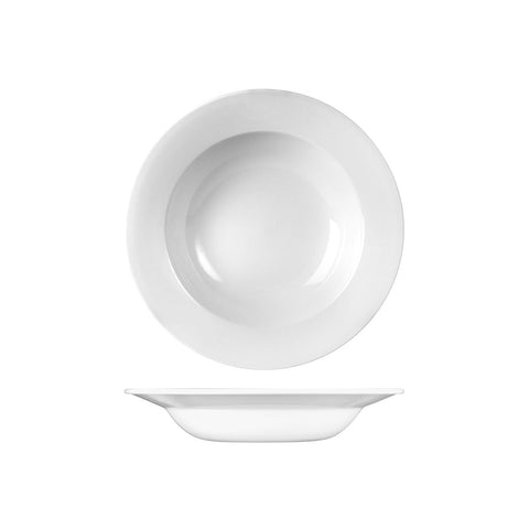 9931225 Churchill Profile Dinnerware Collection Profile Soup / Pasta Bowl - Wide Rim 250mm / 500ml