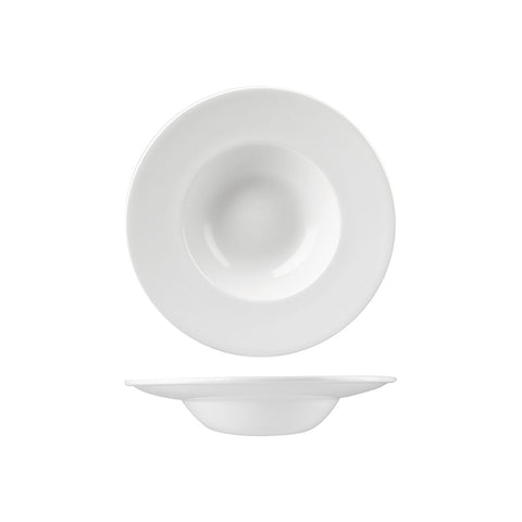 9931324 Churchill Profile Dinnerware Collection Profile Soup / Pasta Bowl - Wide Rim 240mm / 284ml