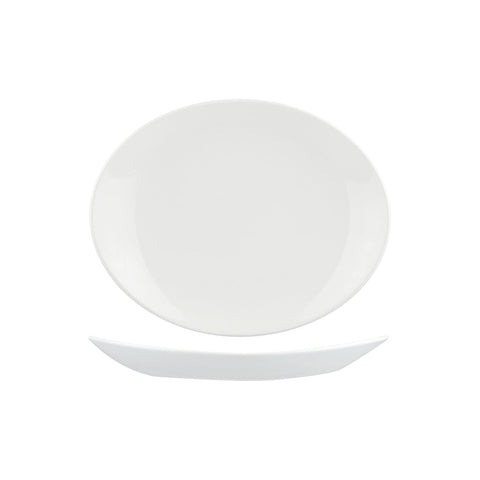 9934127 Churchill Orbit Dinnerware Collection Orbit Oval Coupe Plate 270x229mm