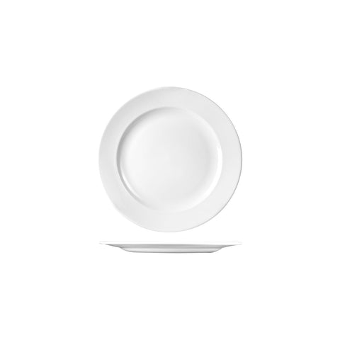 9936120 Churchill Classic Dinnerware Collection Round Plate - Wide Rim 203mm