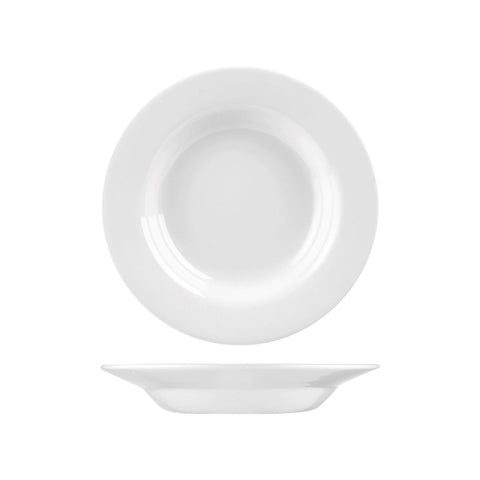 9936228 Churchill Classic Dinnerware Collection Soup / Pasta Bowl - Wide Rim 280mm / 682ml