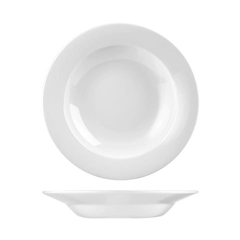9936230 Churchill Classic Dinnerware Collection Soup / Pasta Bowl - Wide Rim 300mm / 710ml