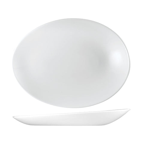 9945134 Churchill Profile Orb Dinnerware Collection Profile Orb Oval Plate 346x263x50mm
