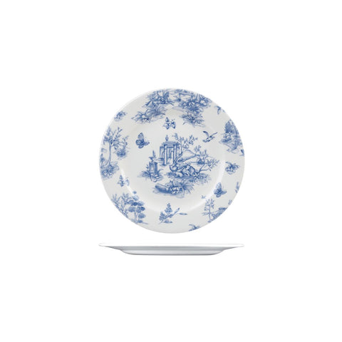 9971121 Churchill Vintage Prints Dinnerware Collection Prague Toile Round Plate - Wide Rim 215mm