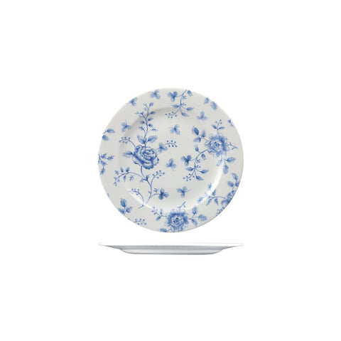 9971221 Churchill Vintage Prints Dinnerware Collection Prague Rose Chintz Round Plate - Wide Rim 215mm