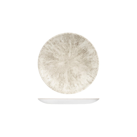 9974116-AG Churchill Studio Prints Stone Agate Grey Dinnerware Collection Stone Agate Grey Round Coupe Plate 165mm