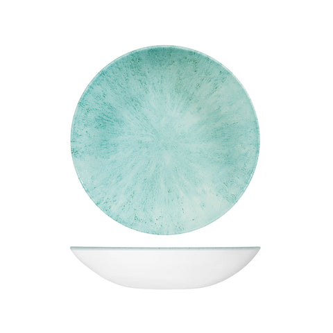 9974625-AQ Churchill Studio Prints Stone Aquamarine Dinnerware Collection Stone Aquamarine Round Coupe Bowl 248mm/1136ml