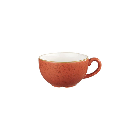 9975008-O Churchill Stonecast Spiced Orange Dinnerware Collection Cappuccino Cup 227ml