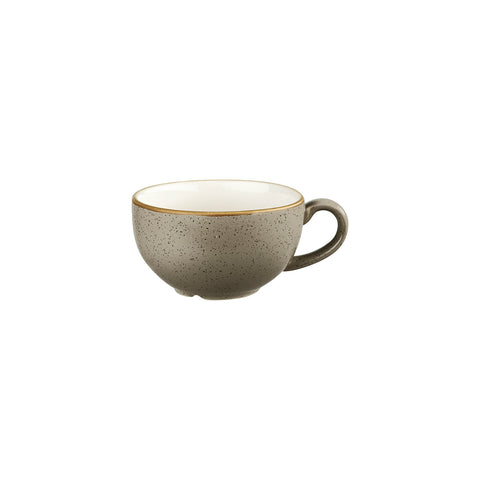 9975008-P Churchill Stonecast Peppercorn Grey Dinnerware Collection Cappuccino Cup 227ml