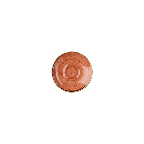 9975023-O Churchill Stonecast Spiced Orange Dinnerware Collection Espresso Saucer 118mm
