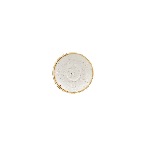 9975023-W Churchill Stonecast Barley White Dinnerware Collection Espresso Saucer 118mm