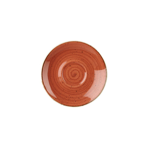 9975028-O Churchill Stonecast Spiced Orange Dinnerware Collection Cappuccino Saucer 156mm