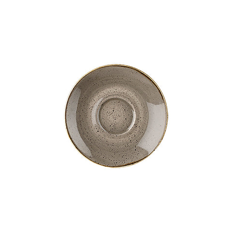 9975028-P Churchill Stonecast Peppercorn Grey Dinnerware Collection Cappuccino Saucer 156mm