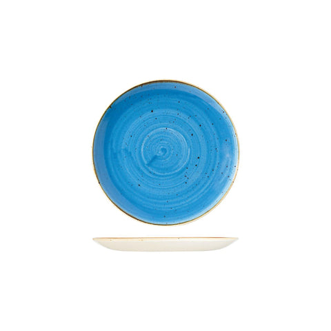 9975116-B Churchill Stonecast Cornflower Blue Dinnerware Collection Round Coupe Plate 165mm