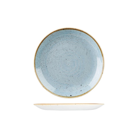 9975122-D Churchill Stonecast Duck Egg Dinnerware Collection Round Coupe Plate 217mm