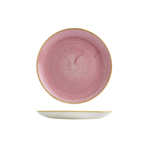 9975122-PK Churchill Stonecast Petal Pink Dinnerware Collection Round Coupe Plate 217mm