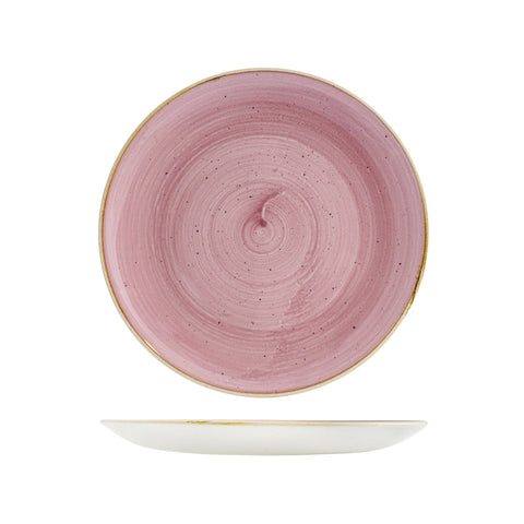 9975126-PK Churchill Stonecast Petal Pink Dinnerware Collection Round Coupe Plate 260mm