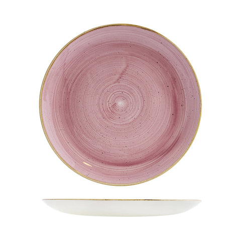 9975129-PK Churchill Stonecast Petal Pink Dinnerware Collection Round Coupe Plate 288mm