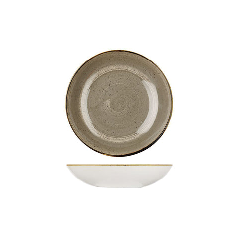 9975618-P Churchill Stonecast Peppercorn Grey Dinnerware Collection Round Coupe Bowl 182mm/426ml