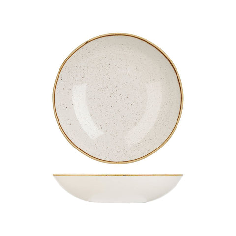 9975625-W Churchill Stonecast Barley White Dinnerware Collection Round Coupe Bowl 248mm/1136ml