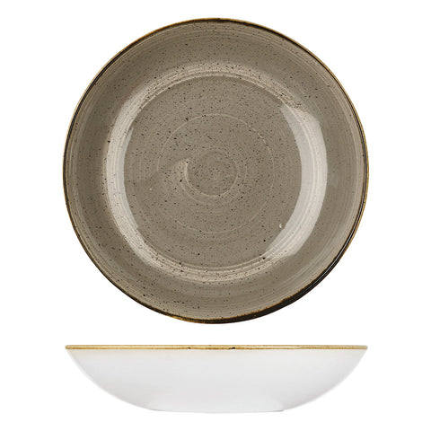 9975631-P Churchill Stonecast Peppercorn Grey Dinnerware Collection Round Coupe Bowl 310mm/2400ml