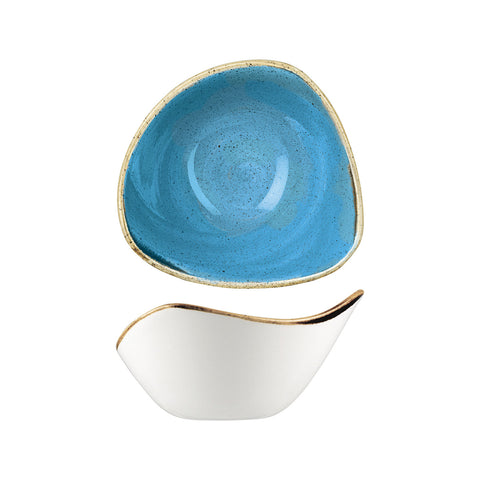9975715-B Churchill Stonecast Cornflower Blue Dinnerware Collection Triangular Bowl 153x153mm /260ml