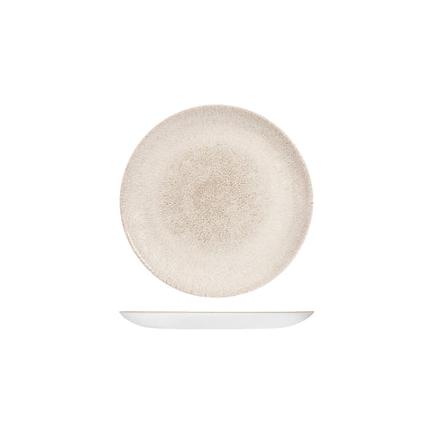 9976116-AG Churchill Studio Prints Raku Agate Grey Dinnerware Collection Raku Agate Grey Round Coupe Plate 165mm